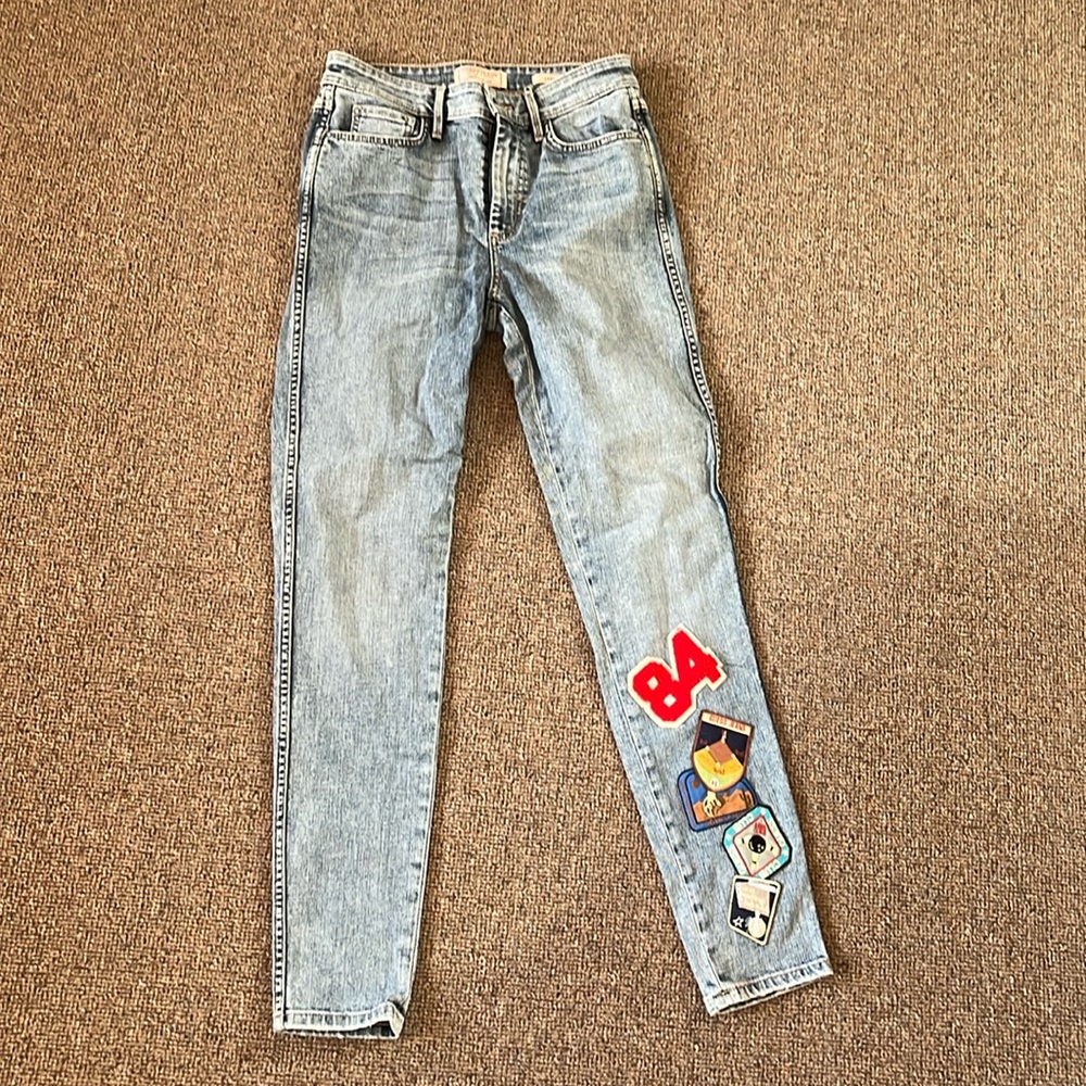 Guess 1981 Skinny Jean with patches